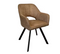 Meubel31 Tenno - Draaibare Stoel - 360 Graden Draaifunctie Taupe (2 stuks)