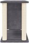 vidaXL - Kattenmeubel - met - sisal - krabpalen - 50 - cm - crèmekleurig