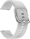 iMoshion Bandje Geschikt voor Samsung Galaxy Watch Active 2 (44mm) / Galaxy Watch Active 2 (40mm) / Galaxy Watch (42mm) / Galaxy Watch 40 mm / Galaxy Watch 3 41mm - iMoshion Siliconen bandje - Lichtgrijs