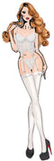 Ondergoed Set Bombshell Boudoir Wit (S)