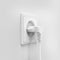 Hama 00221102 - Stroom Netkabel 5 m - 90° Haaks - Wit