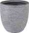 Bloempot Utah Egg Washed - d34 x h33cm - Grijs