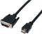 Nedis - HDMI naar DVI-D Kabel - 10 m - 1080p - Vernikkeld - Zwart