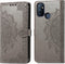 iMoshion Hoesje Geschikt voor OnePlus Nord N100 Hoesje Met Pasjeshouder - iMoshion Mandala Bookcase - Grijs
