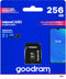 Goodram M1AA-2560R12 - MicroSD Geheugenkaart 256GB - UHS-I tot 100 MB/s - Inclusief adapter