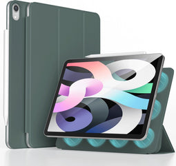 imoshion Tablet Hoes - Geschikt voor iPad Air 5 (2022) / Air 4 (2020) / Air 11 inch (2025) M3 / Air 11 inch (2024) M2 - Magnetic Bookcase - Donkergroen