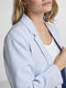 PIECES PCBOSSY LS LOOSE BLAZER - Dames Blazer - Gespreide kraag - Kentucky Blue