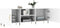 vidaXL - Tv-meubel - 150x30x50 - cm - bewerkt - hout - wit