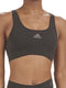 Adidas Scoop Lounge Bra - Dames Beha - Removable Cookies - Zwart - Maat L