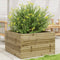 vidaXL - Plantenbak - 80x80x46 - cm - geïmpregneerd - grenenhout
