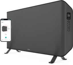 Duux Edge 1500W - Convectorkachel met thermostaat - IP24 spatwaterbestendig - Grijs