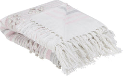 KAMAN - Plaid - Roze - 125 x 150 cm - Acryl