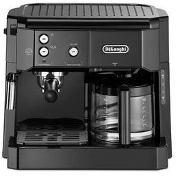 DeLonghi BCO 411.B - Gecombineerd filterkoffiezetapparaat + espresso - 10 kopjes filterkoffie 15-bar druk - Zwart