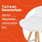 Alterego Tatami - Witte Barkruk - 42x42x95cm