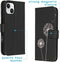 iMoshion Hoesje Geschikt voor iPhone 15 Hoesje - iMoshion Design Softcase Bookcase - Zwart / Dandelion