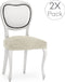 Stoelhoes Eysa THOR Warm wit 50 x 5 x 50 cm 2 Stuks