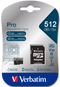 Verbatim Pro - microSDXC 512GB - UHS-Class 3 - 4K-video-ondersteuning
