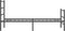 vidaXL - Bedframe - met - hoofd- - en - voeteneinde metaal - zwart - 90x190 - cm