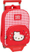 Schoolrugzak met Wielen Hello Kitty Spring Rood (26 x 34 x 11 cm)