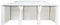 vidaXL - Prieel - met - gordijnen - 180g/m² - 600x298x270 - cm - wit