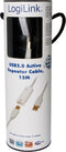 LogiLink UA0092 - USB 2.0 Repeater - 12 m actieve verlenging 480 Mbps - Wit