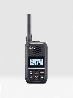 Icom IC-U20SR - PMR446 portofoon - Compact lichtgewicht 21 uur batterijduur - Zwart