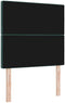 vidaXL - Hoofdbord - met - Kristallen - Knopen - in - Donkergroen - 90 - cm - van - Fluweel