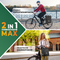 MiVelo Max - 2-in-1 Waterdichte Fietstas - 25 L - Blauw-carbon