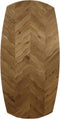 HSM Collection - Tafeltop Fishbone Danish - 220x110 - Naturel - Eiken