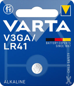 Varta 24261 101 401 - Wegwerpbatterij LR41 - Alkaline 1,5 V - Aluminium