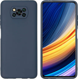 iMoshion Hoesje Geschikt voor Xiaomi Poco X3 / Poco X3 Pro Hoesje Siliconen - iMoshion Color Backcover - Donkerblauw
