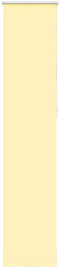 vidaXL - Rolgordijn - 40x210 - cm - verduisterend - geel - Stofbreedte - 35,7 - cm