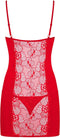 Heartina Negligé Met String - Rood
