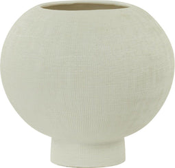 Light & Living Vaas Maguli - Wit - Ø29cm - Keramiek - Moederdag - Moederdag Cadeau - Moederdag Cadeautje - Moederdag Cadeau idee