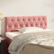 vidaXL - Hoofdbord - 90x7x78/88 - cm - fluweel - roze