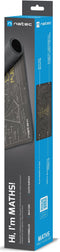 Natec NPO-1455 - Muismat - Waterbestendig - 800x400mm - Zwart Wit Geel