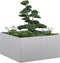 vidaXL - Plantenbak - 80x80x40 - cm - gegalvaniseerd - staal