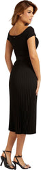 Guess Erynn - Dames Jurk - Strik in taille plissé rok - Zwart (2022)