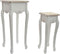 Bijzettafel DKD Home Decor Versalles Spar Hout Wit 35 x 35 x 80 cm