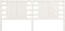 vidaXL - Hoofdbord - 146x4x100 - cm - massief - grenenhout - wit
