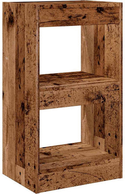 vidaXL - Boekenkast - / - kamerscherm - 40x30x72 - cm - oud - houtkleurig