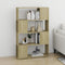 Boekenkast/kamerscherm 80x24x124,5 cm bewerkt hout sonoma eiken