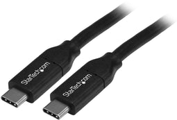 Startech.com USB-C kabel - M/M 4 m - Power Delivery (5A) - Zwart