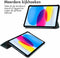 imoshion Tablet Hoes - Geschikt voor iPad 11 (2025) 11 inch / 10e generatie (2022) 10.9 inch - Trifold Bookcase - Donkergroen