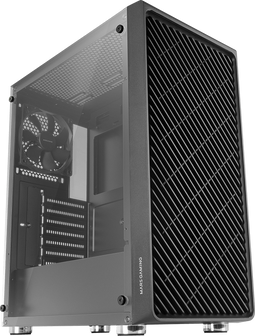Mars Gaming MC-3000 - Midi Tower PC - 4x FDB ventilatoren - Zwart