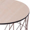 vidaXL - Salontafel - Ø - 47 - cm - koperkleurig