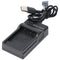 Panasonic DMW-BLG10 DMW-BLE9 DMW-BLH7E - USB Oplader - Micro USB - Zwart