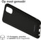 iMoshion Hoesje Geschikt voor Samsung Galaxy A04 Hoesje Siliconen - iMoshion Color Backcover - Zwart