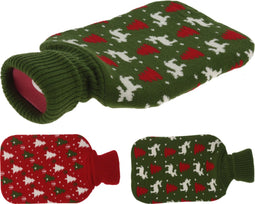 Home & Styling Warmwater kruik Kerst - 1,7 L - Kerstboom - Rood