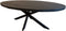 Eettafel Akola ovaal 190x100- Zwart | Meubelplaats